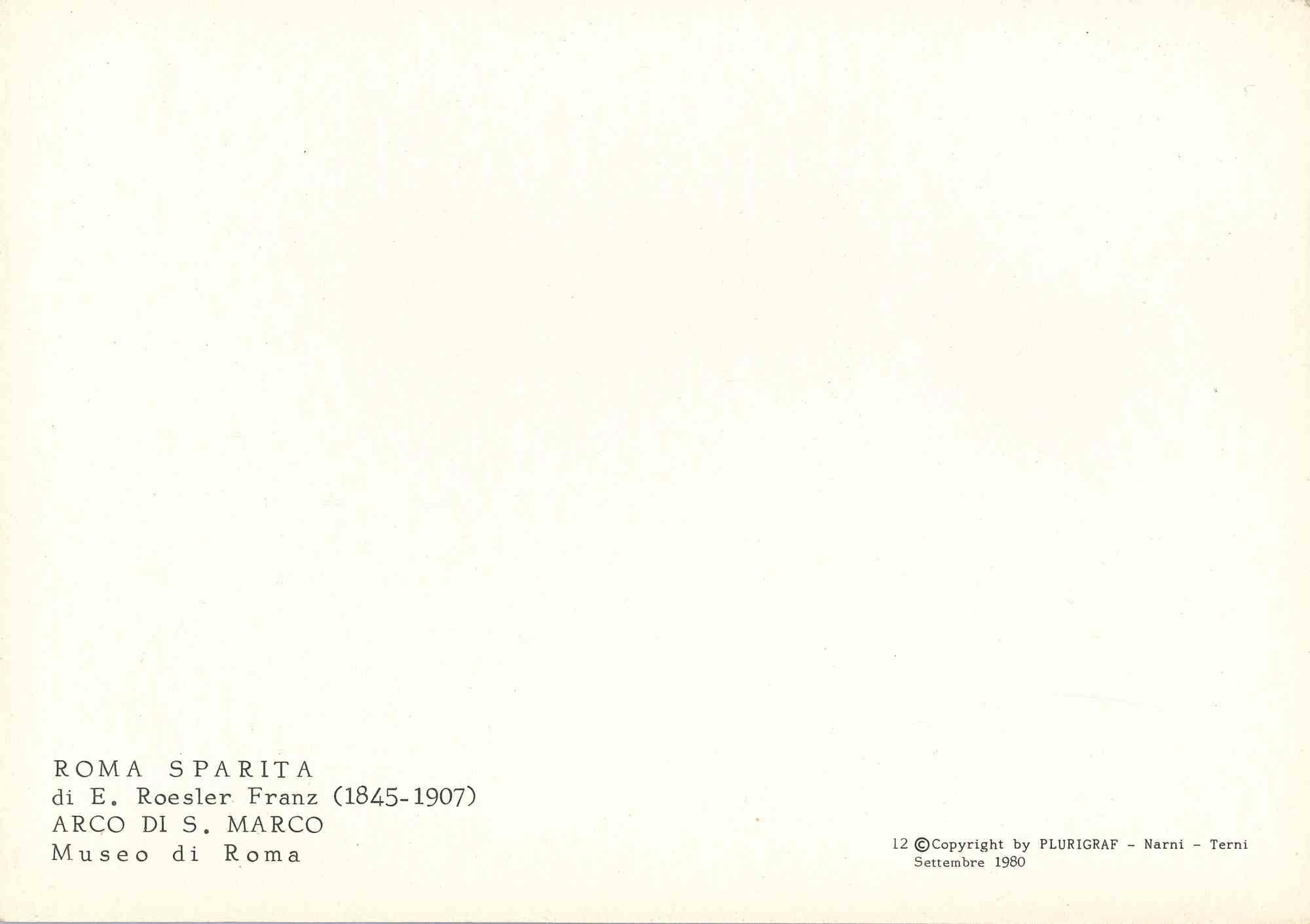Arco di San Marco, Roma - Cartolina d'epoca - Anni '80 - Print di Unknown
