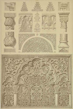 Architecture Moorish-Arabic - Lithograph - 19th Century