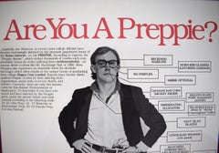 Sind Sie ein Preppie? Nathaniel Elliot Worthington III c1979 Gerahmtes Poster
