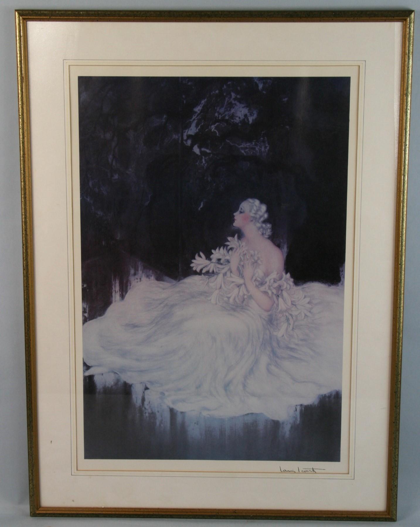 Unknown Figurative Print - Art Deco Lithograph by Louis Icart