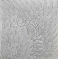 Art Deco Manner Wings Composition