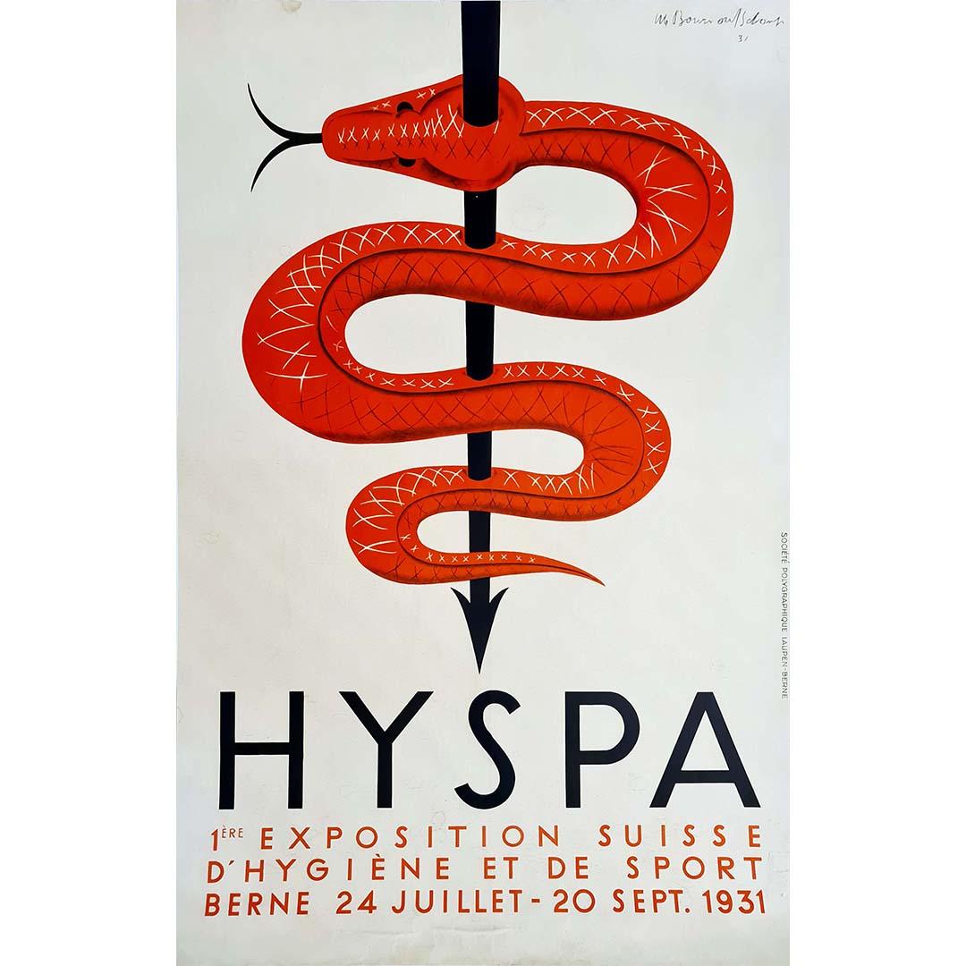 The first exhibition for hygiene and sport, known as Hyspa, opened its doors on July 24, 1931 in Bern.

The exhibition stands were built on the edge of the Bremgarten forest and formed a modern and hygienic architectural ensemble.

Sport - Hygiene -