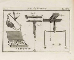 Arte del Bilanciere - Gravure - 18e siècle