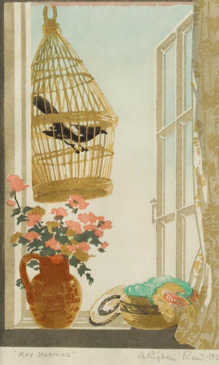 Arthur Rigden Read (1879-1955) - 1924 Woodcut, May Morning - Print by Unknown