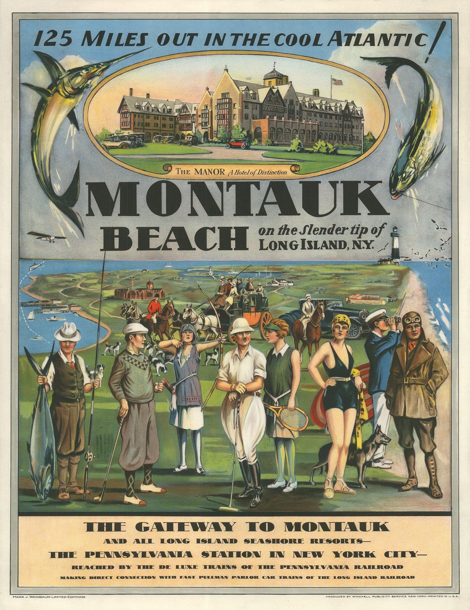 ARTISTA DESCONOCIDO 'Montauk Beach' 2025- Litografía offset - Print de Unknown