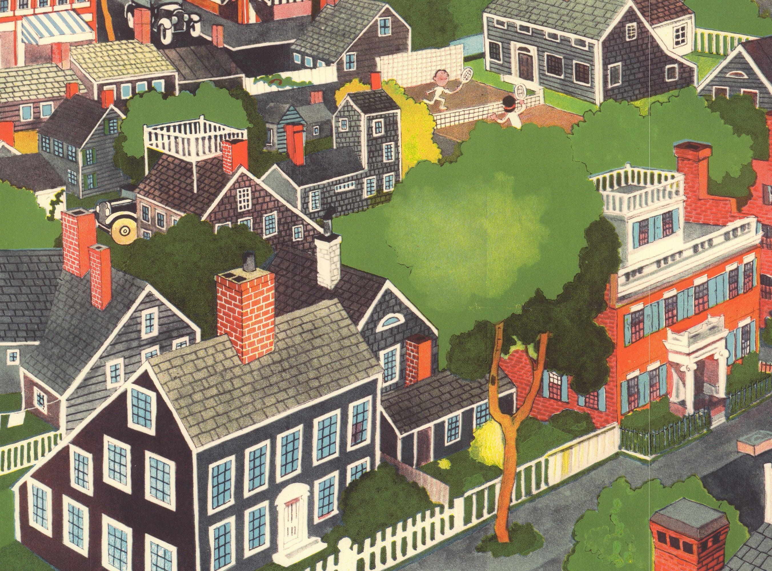 ARTISTA DESCONOCIDO 'Nantucket'- Litografía offset en venta 1