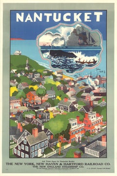 ARTISTA DESCONOCIDO 'Nantucket'- Litografía offset
