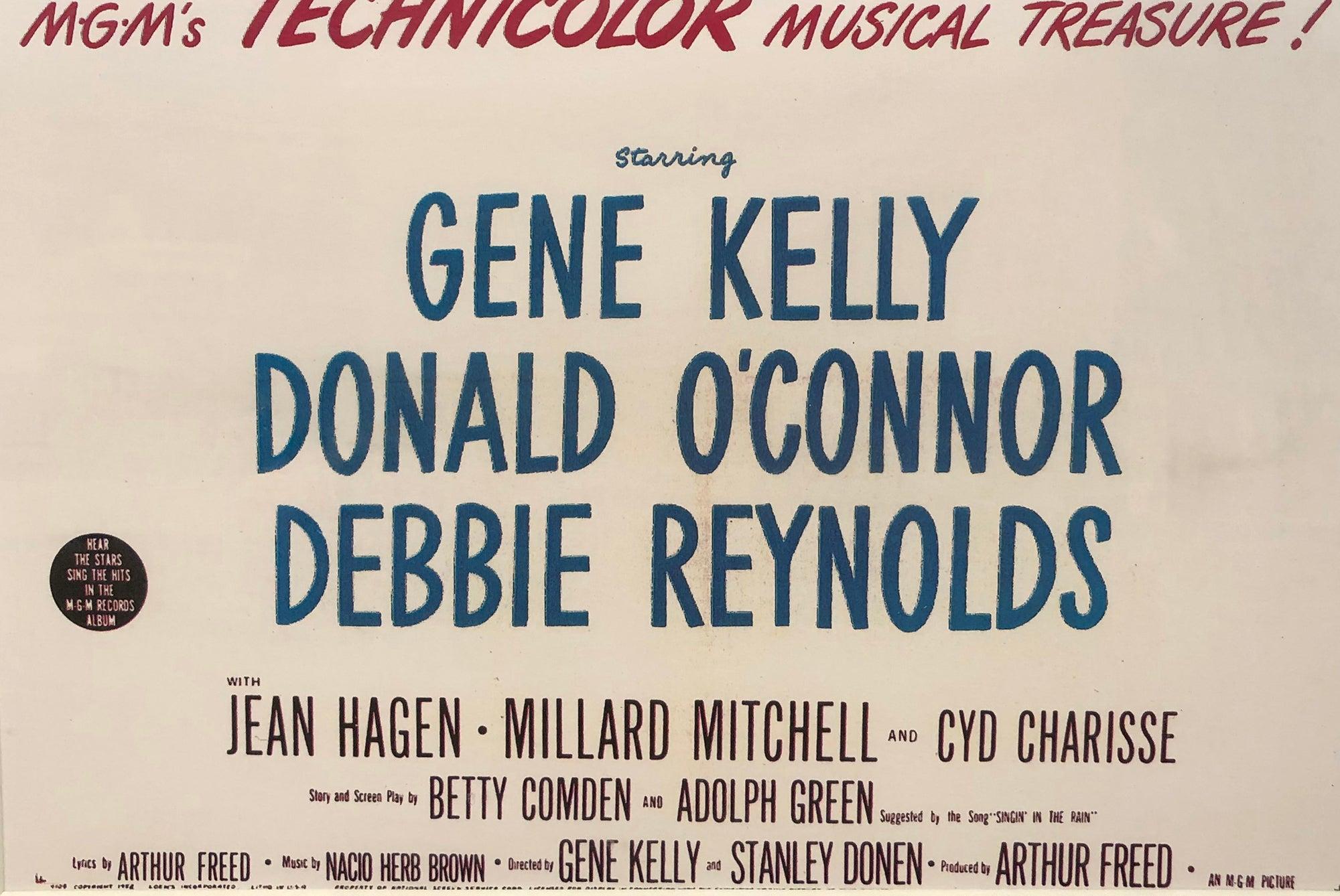 'Singin' in the Rain' 1952- The original movie poster - Contemporary Print by Unknown