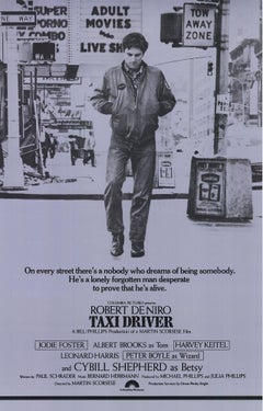 Taxi Driver 1976 Poster, Offset Print, First Edition, Unframed