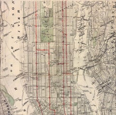 ARTIST UNKNOWN 'The New York Guide'- Offset Lithograph