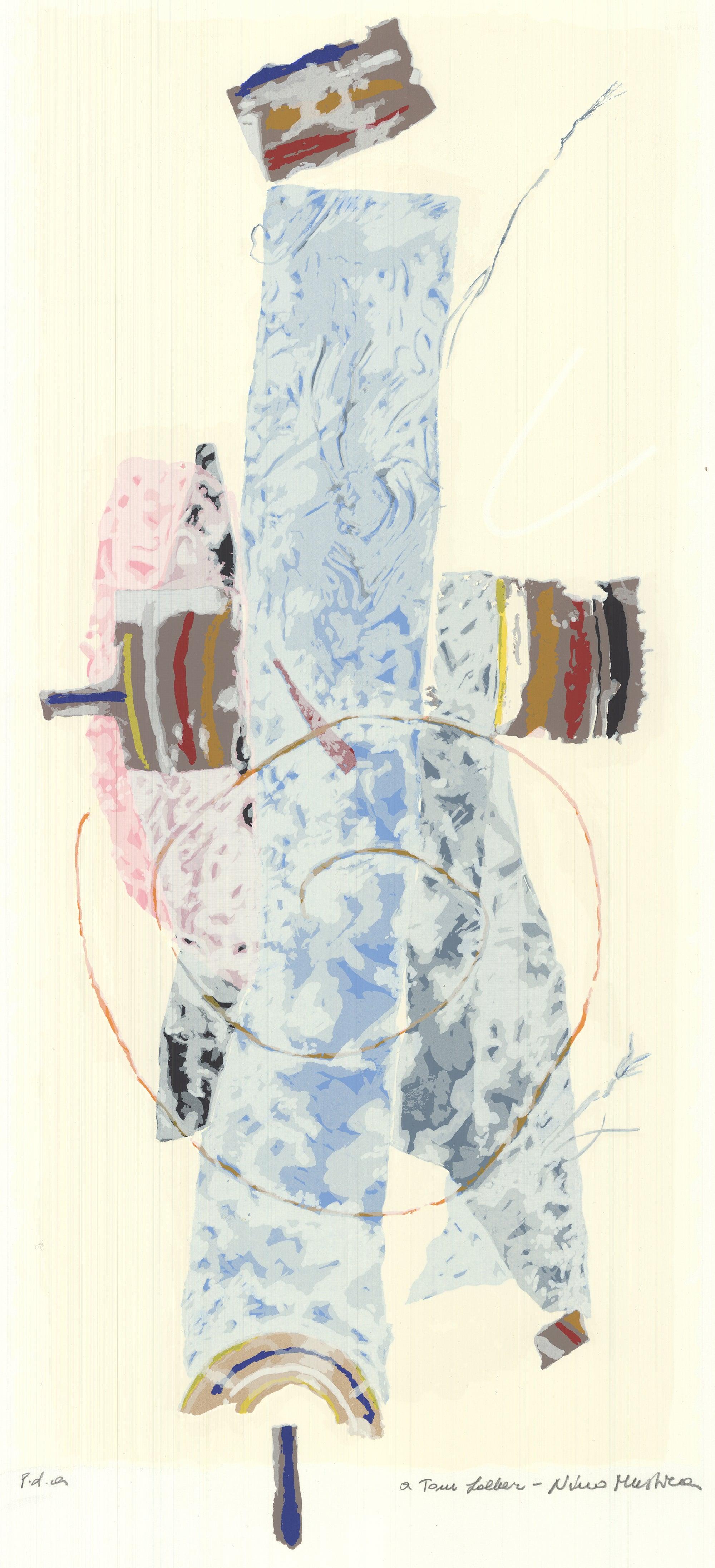 ARTIST UNKNOWN 'Untitled'- Serigraph- Signed For Sale 1
