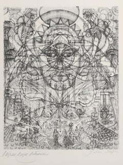 Asturias I, Aguafuerte surrealista de Juliana Seraphim