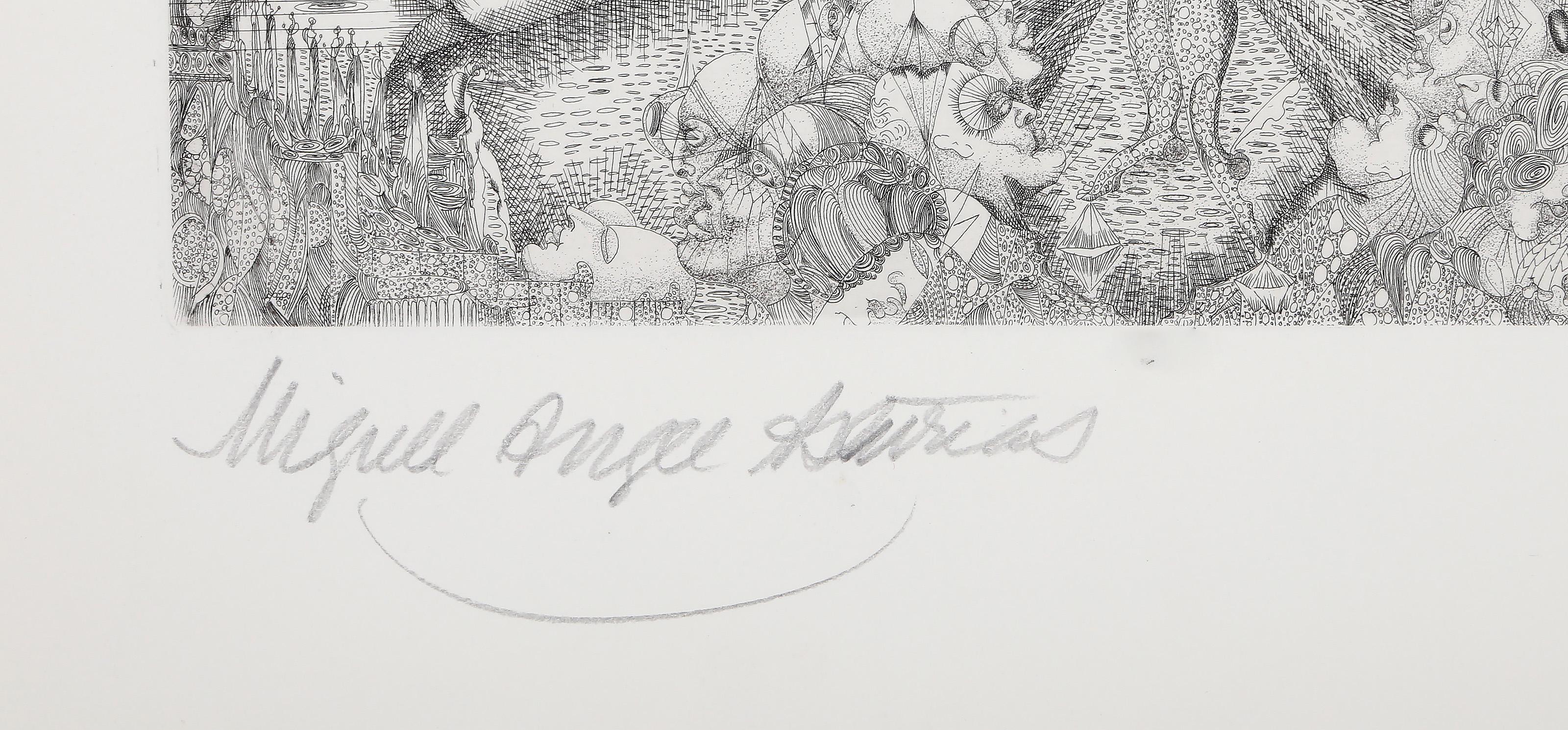 Asturias II, gravure surréaliste de Juliana Seraphim en vente 2