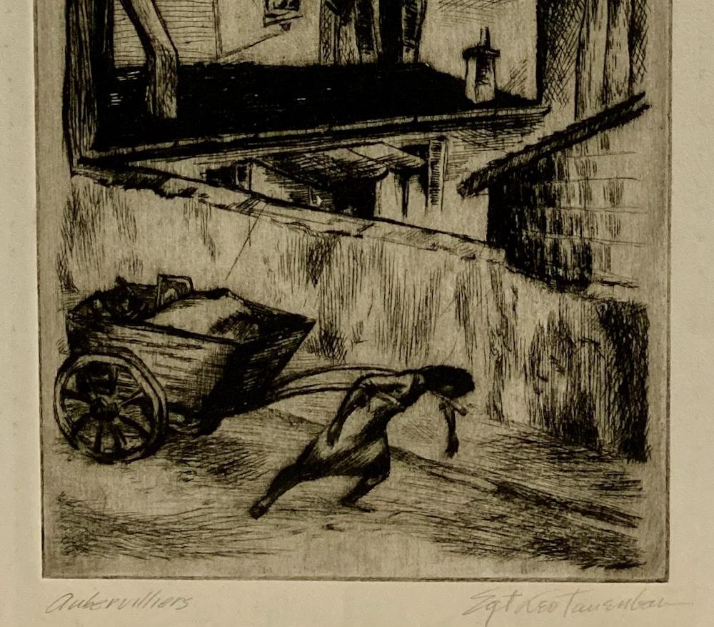 Aubervilliers (Frankreich) (Abstrakter Expressionismus), Print, von Unknown