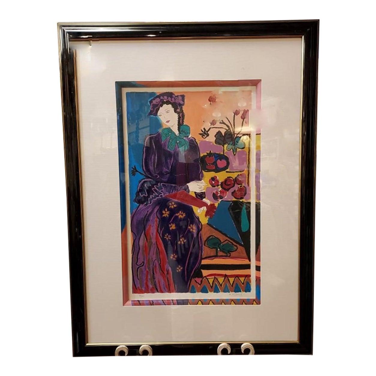 Unknown Figurative Print - B. Cony Limited Edition Signed Numbered Print Framed 