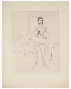 Ballerina - Original Etching - 1960s