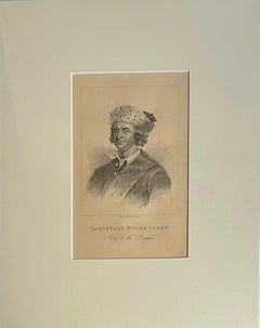 King of the Beggars Engraving, 19th Century, Unframed, 18x11 cm