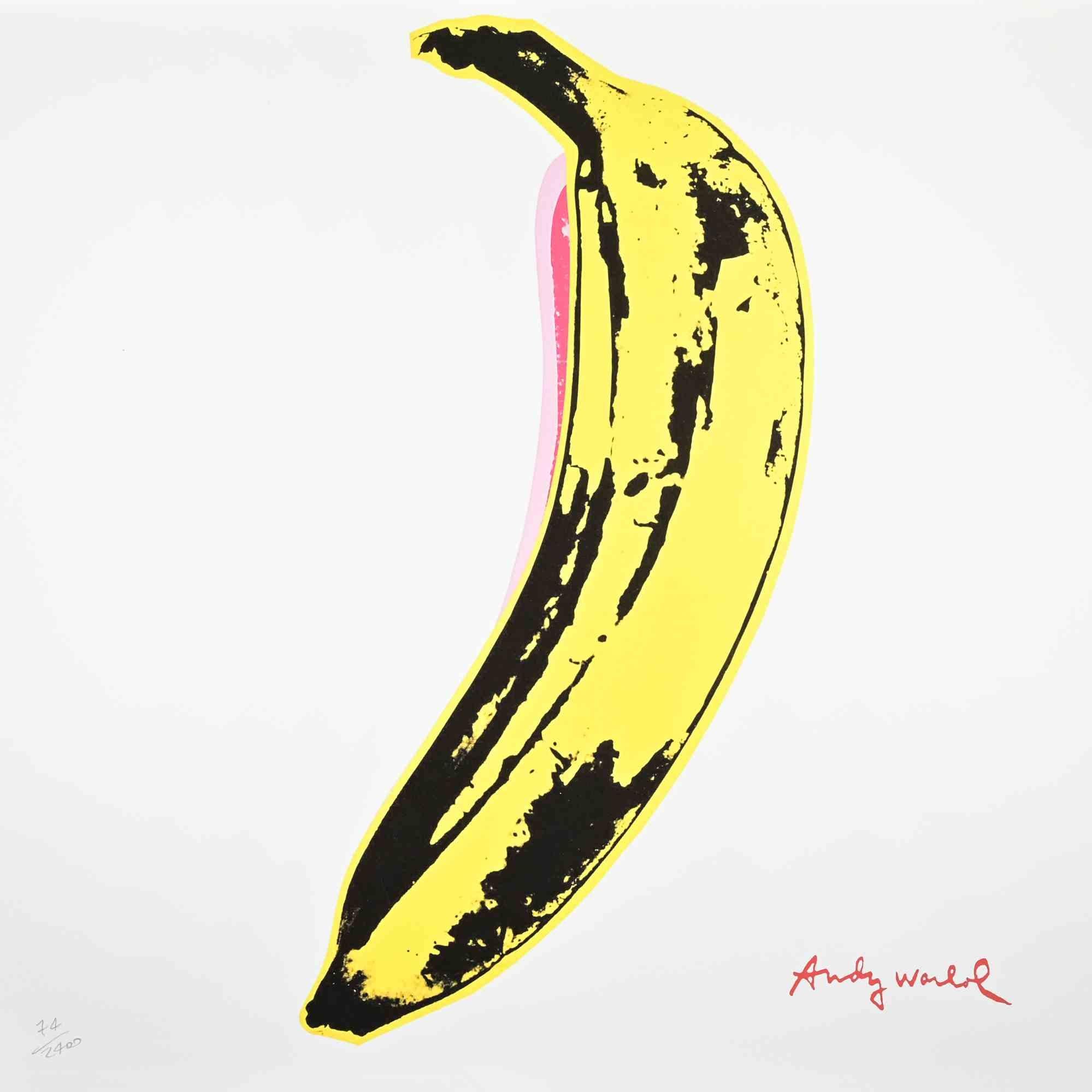 Unknown Figurative Print - Banana (after 1967 Velvet Underground & Nico) - screenprint by Andy Warhol- 1997