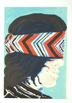 Banded - Original Lithograph - Late 20th Century