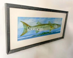 Barracuda Rising Print, Framed and Signed