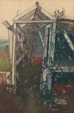 Barry Owen Jones (1934-2018) - Contemporary Etching, Entrance to Old No.1