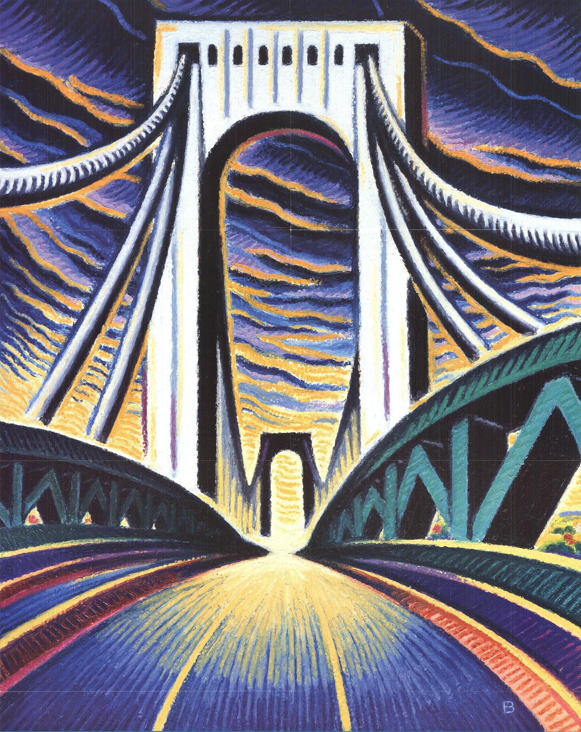 BASCOVE 'Crossing' Vintage Transit Poster - Contemporary Print by Unknown