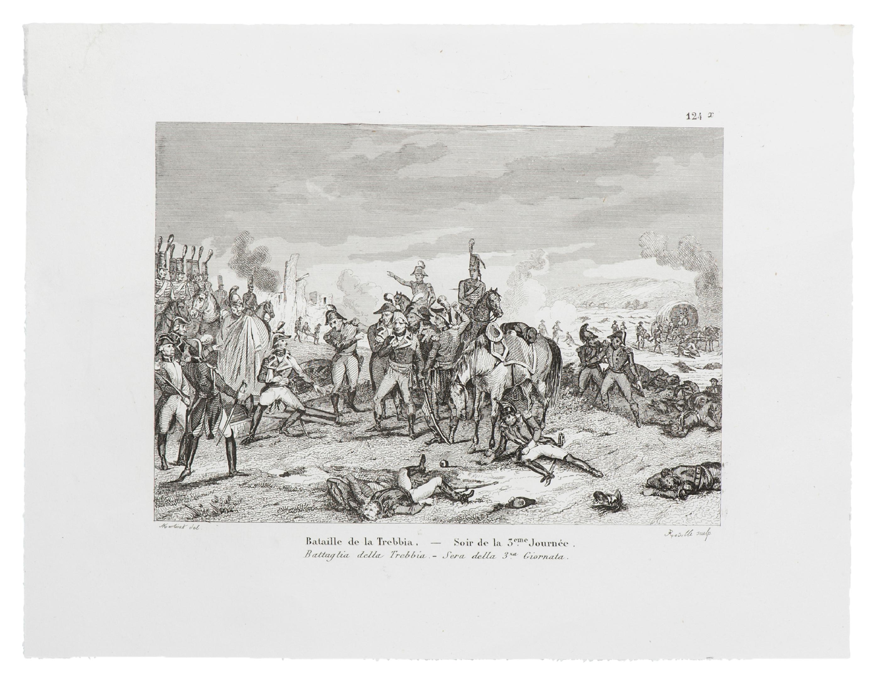 Battle of Trebbia - Lithograph - 19th Century - Print by Unknown