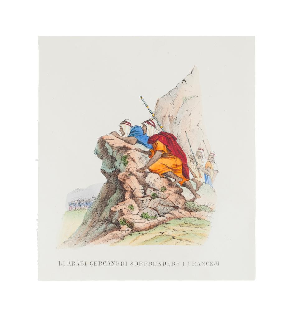 Battle - Original Lithograph - 1846