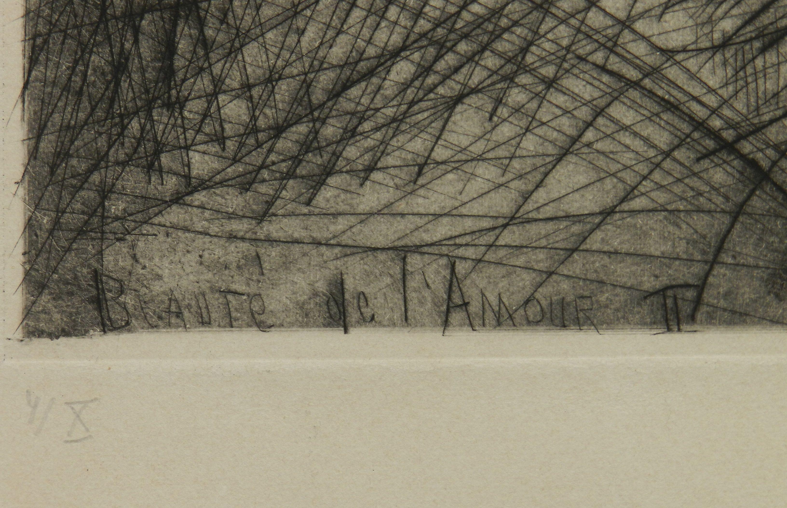 Beaute de L'Amour von Hugo Cleis, Lithographie Nr. 4 von 10, Mitte des Jahrhunderts im Angebot 4