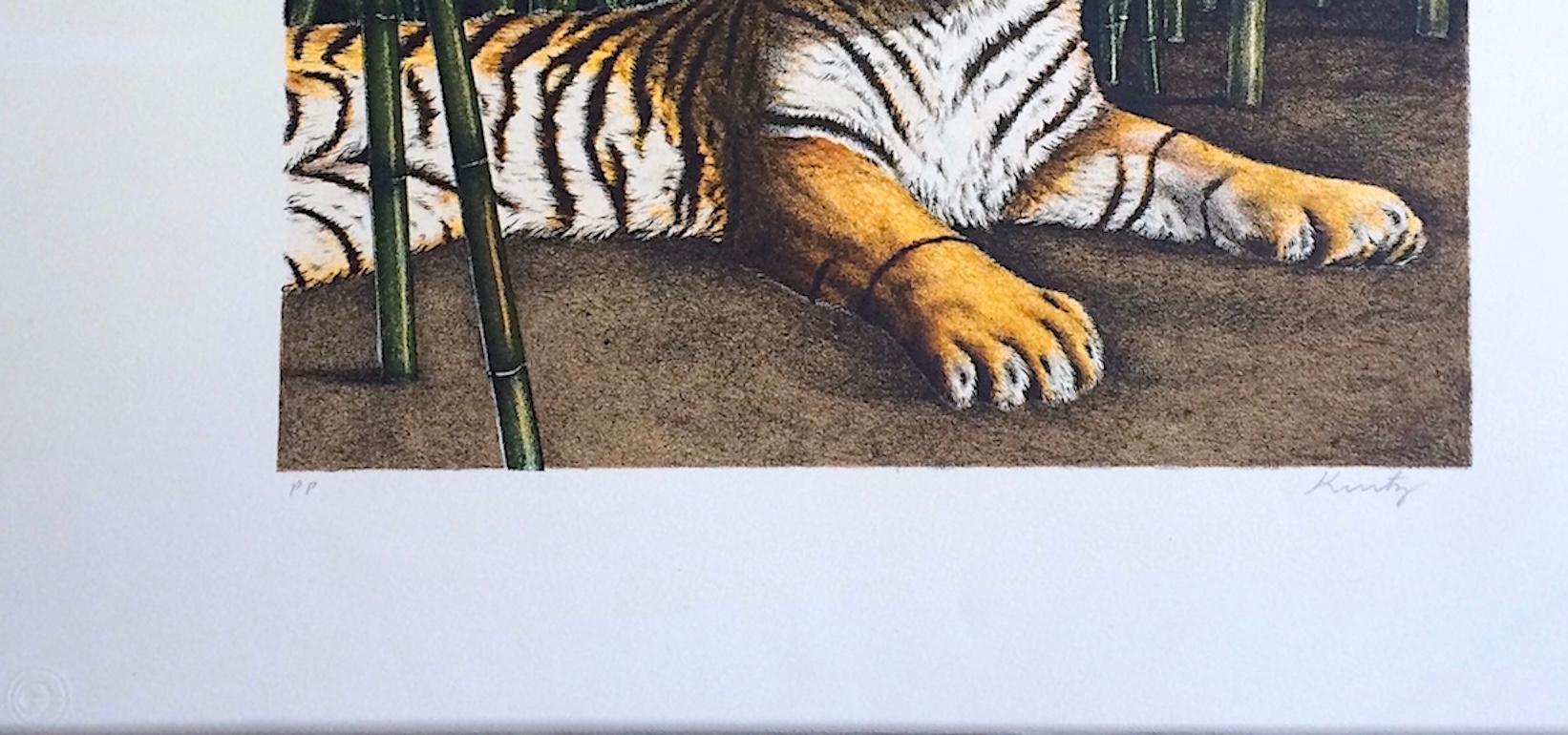 hand drawn tiger