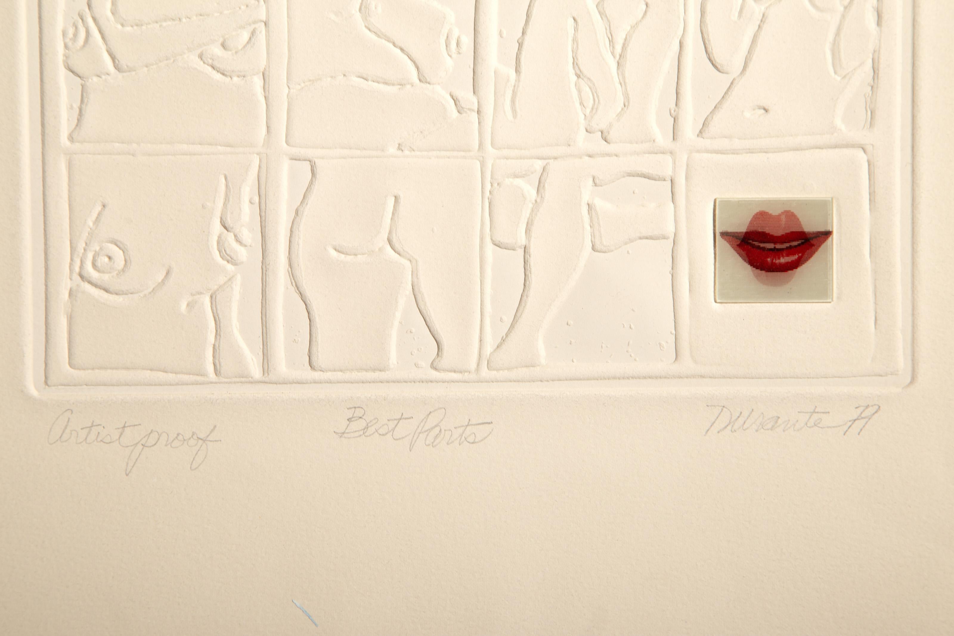Best Parts, Blind-Embossed Intaglio by Joe Durante 3