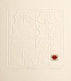 Vintage Best Parts, Blind-Embossed Intaglio by Joe Durante