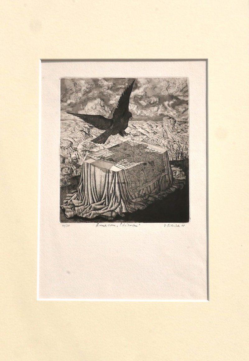 Bird - Original Etching - 1968