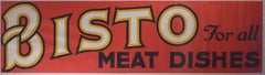 'Bisto for all Meat Dishes' original Vintage poster c. 1950