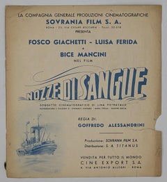 Blood Wedding- Vintage Poster - Mid-20th Century