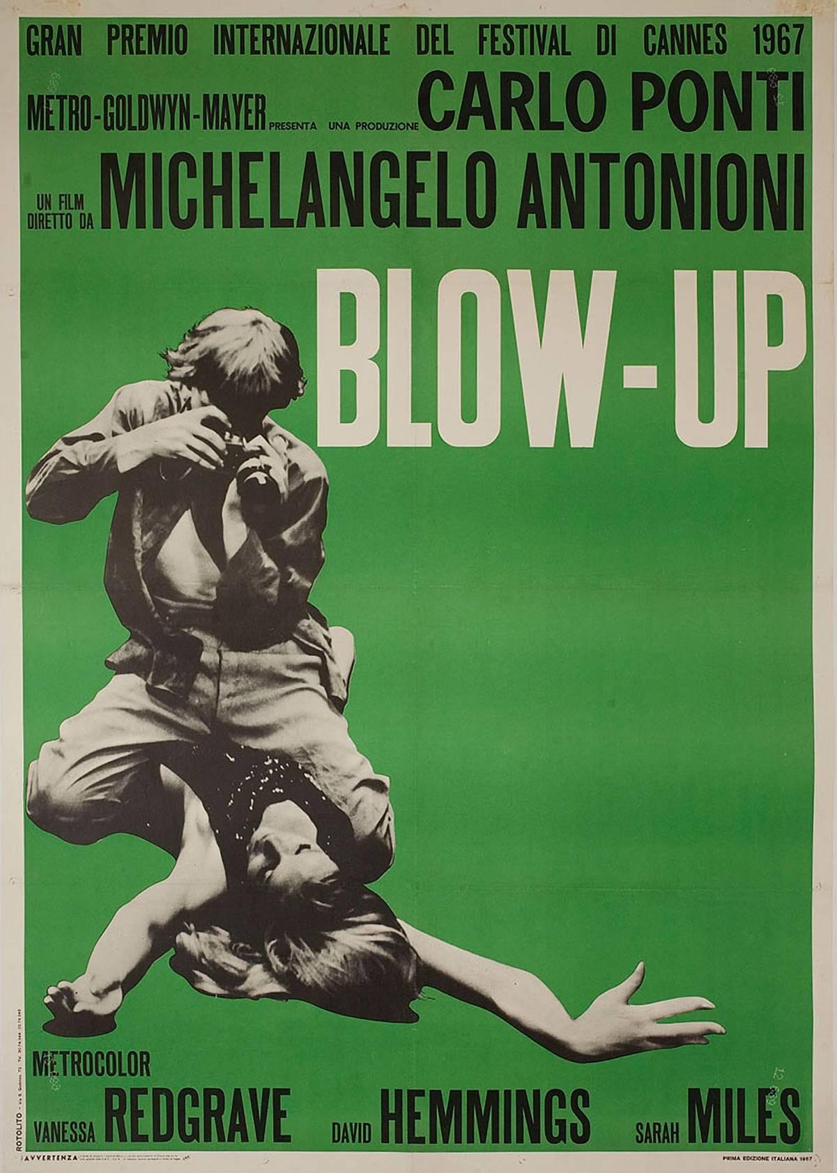 BLOW UP - VINTAGE FILM POSTER TRIPTYCH - CLASSIC - ICONIC - DAVID BAILEY - RARE - Print by Unknown