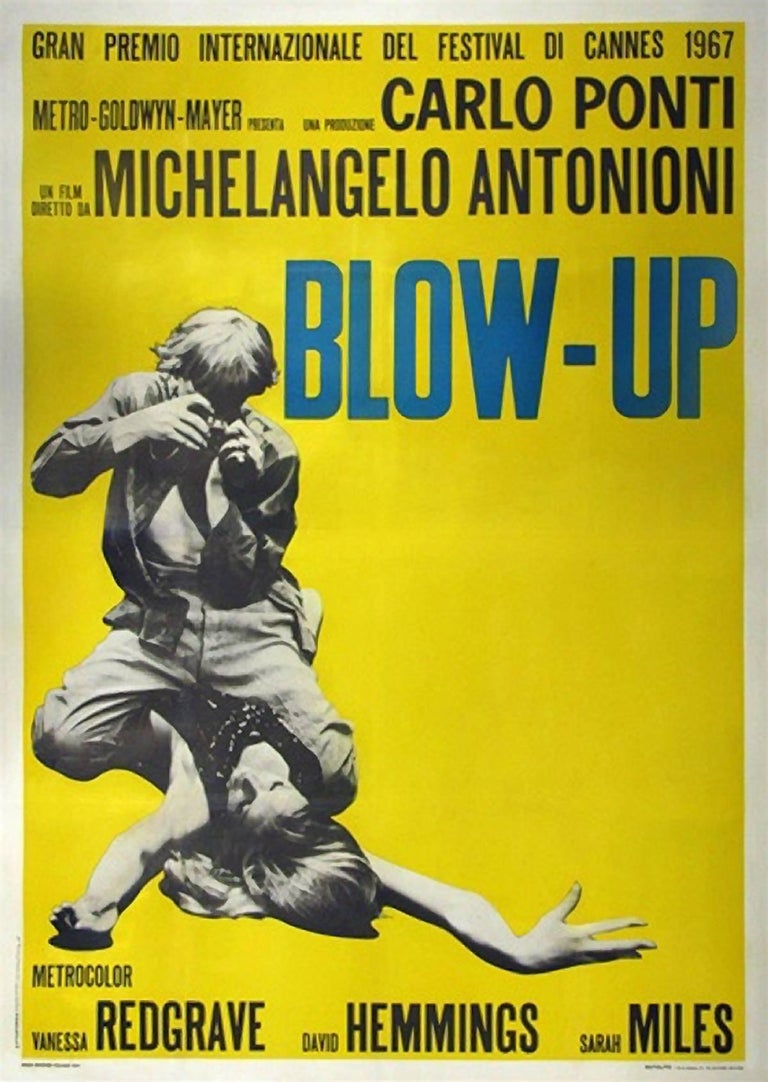 Unknown BLOW UP VINTAGE FILM POSTER TRIPTYCH CLASSIC ICONIC DAVID BAILEY RARE For