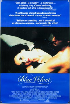 Blue Velvet Original Vintage Movie Poster One Sheet 1986