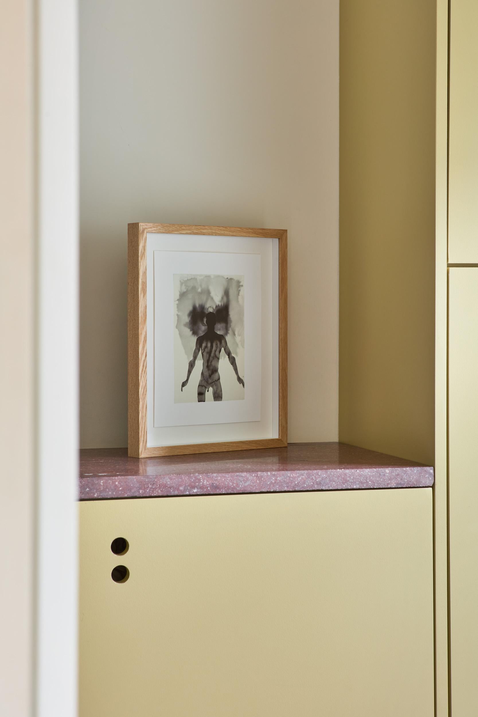 Body -- Giclée Print, Human Body, Man, Figure by Antony Gormley - Beige Figurative Print by Unknown