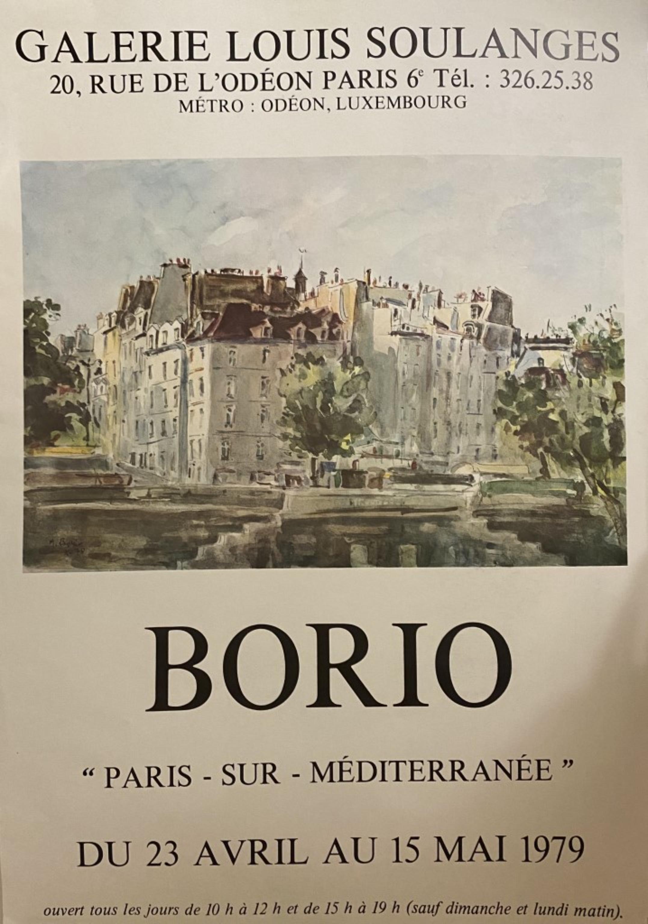 Unknown - Borio - Vintage Poster Galerie Louis Soulanges - 1972 For Sale at  1stDibs | borio pin code, soulange artist
