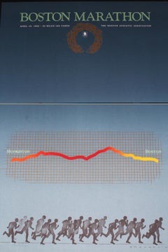 Boston Marathon POSTER April 18, 1963