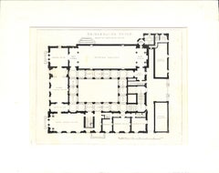 Vintage Bridgewater House Plan Of Principal Floor