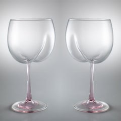 Verres Bum par Laure Prouvost, verre de Murano, art contemporain