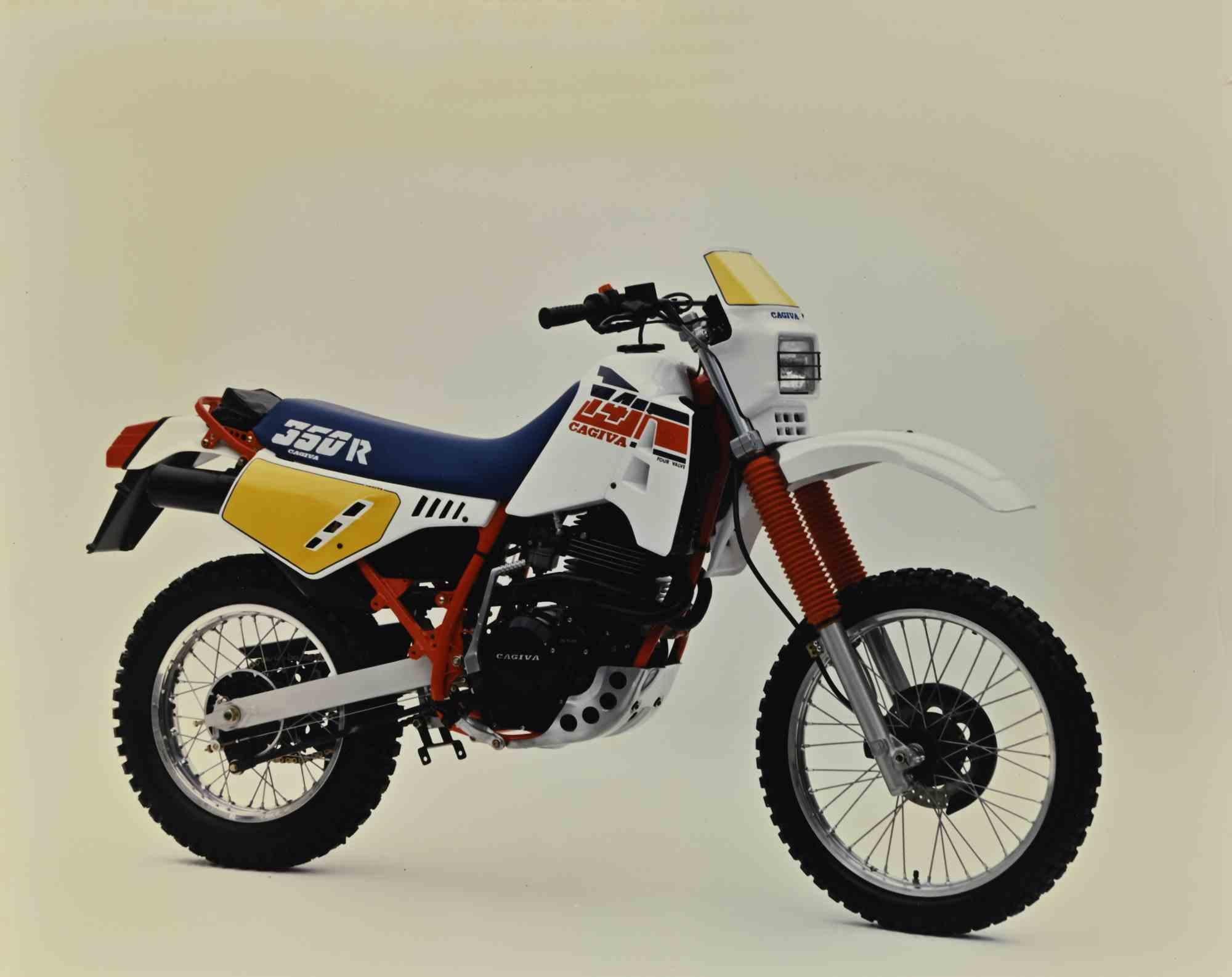 Moto Cagiva - Set di stampe offset d'epoca - Anni '80 in vendita 5