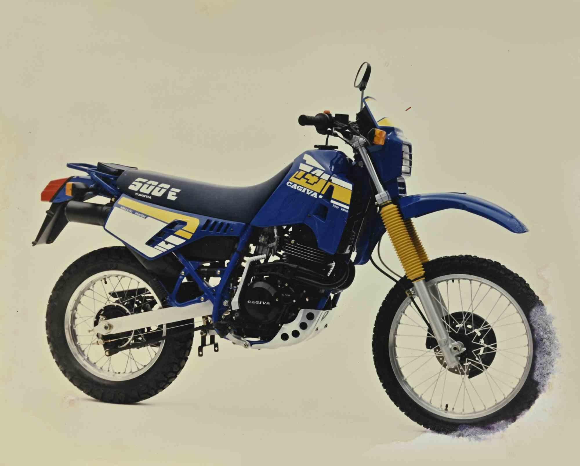 Moto Cagiva - Set di stampe offset d'epoca - Anni '80 in vendita 8