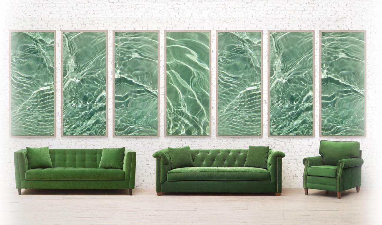 California Ripple, No. 3, giclee print, framed - Gray Print by Unknown