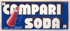 "Campari Soda" Original Vintage Italian 1950s Beverage Poster