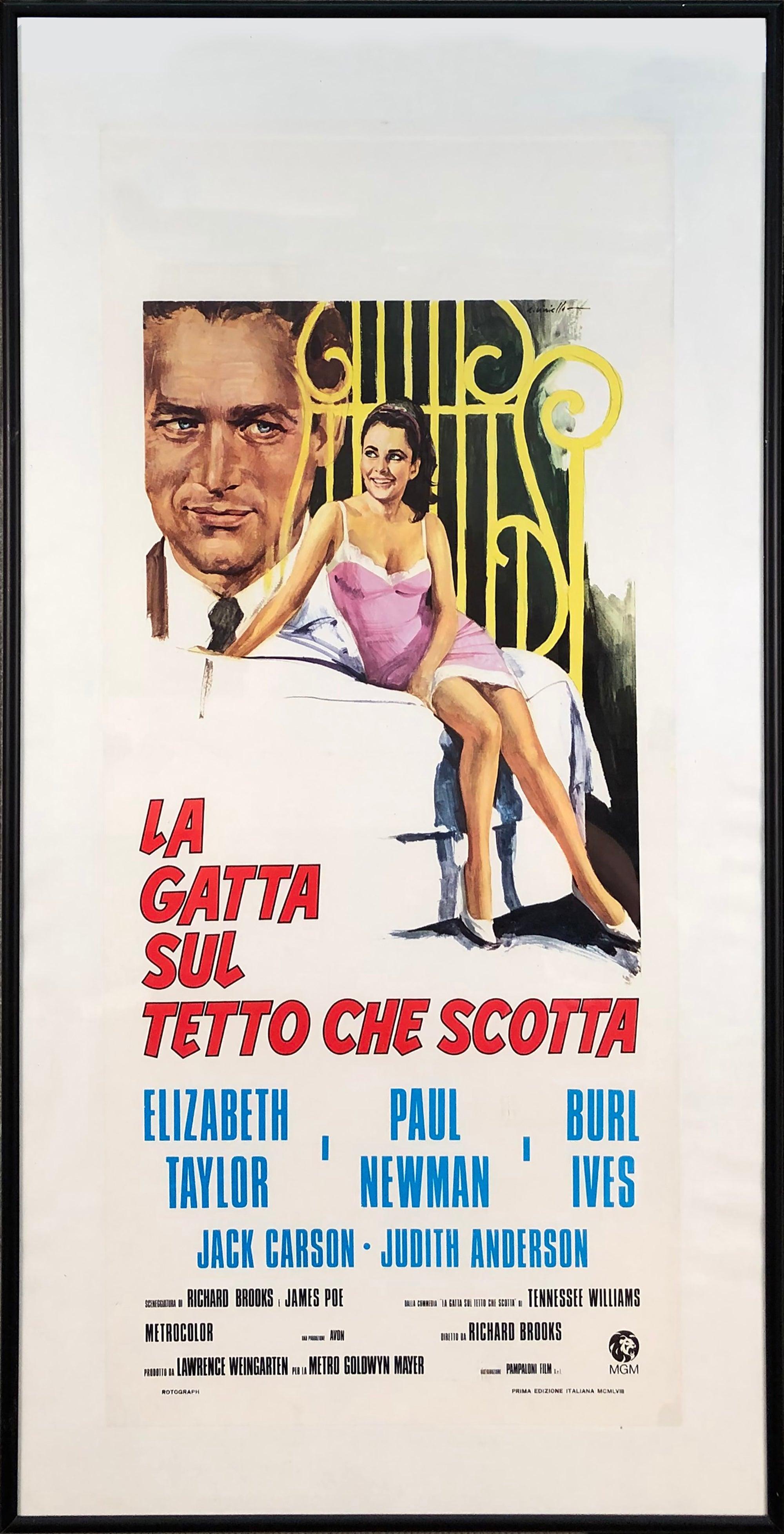 Carteller Ciriello 'The Cat on a Hot Tin Roof' 1968- Lithograph - Print by Unknown