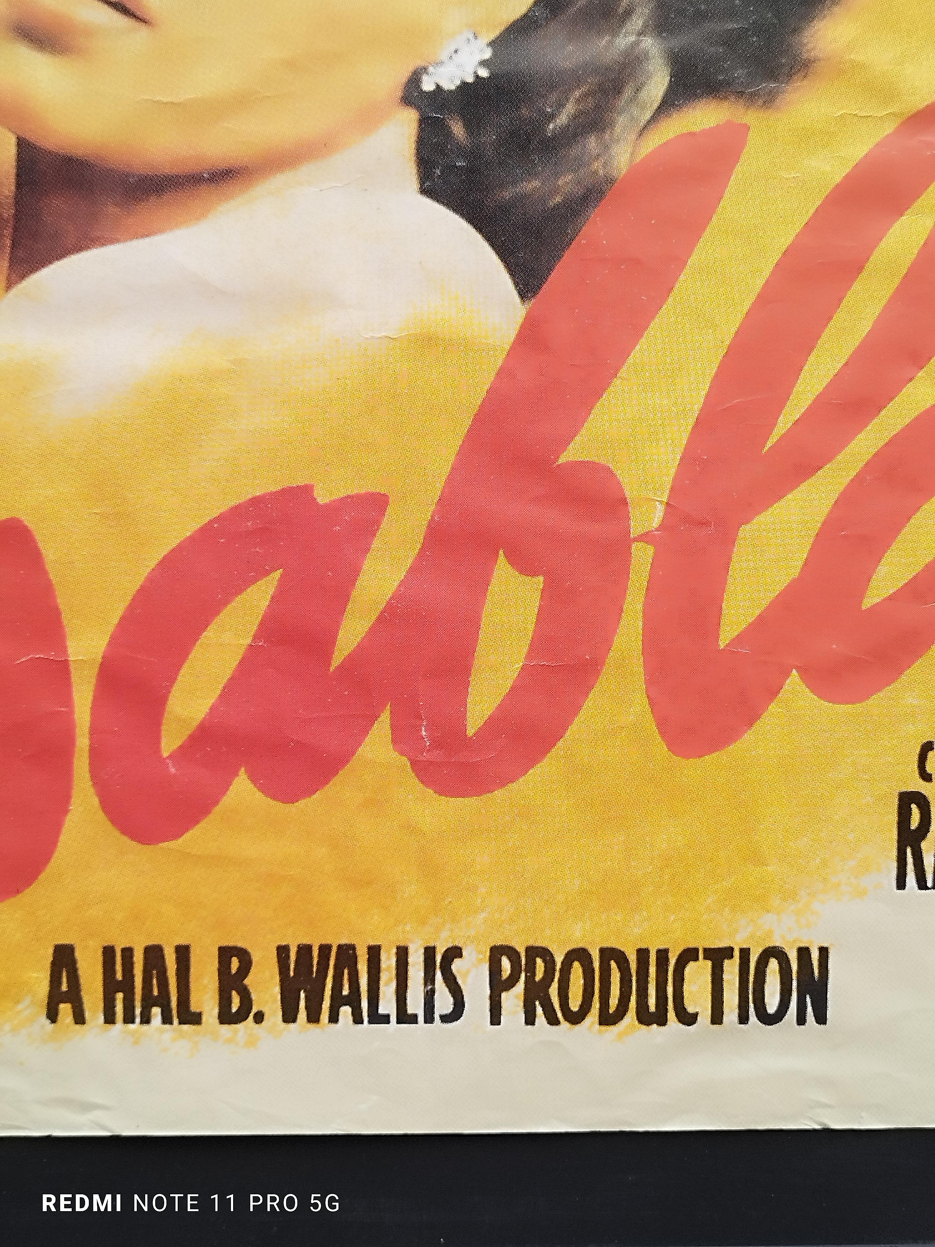 Casablanca, affiche de film des années 70 en vente 1