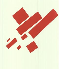 Casimir Malevic 'Eight Red Rectangles' 1991- Serigraph